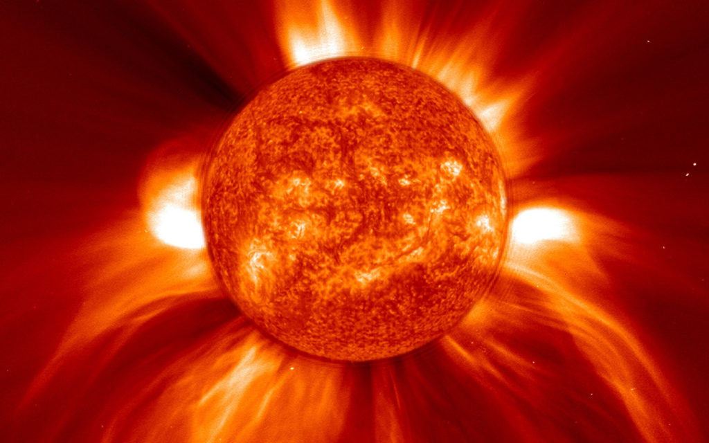 Le champ magnétique terrestre protège la Terre des particules mortelles du vent solaire. // Source : Pxhere/CC0 (photo recadrée) Le champ magnétique terrestre protège la Terre des particules mortelles du vent solaire. // Source : Pxhere/CC0 (photo recadrée)