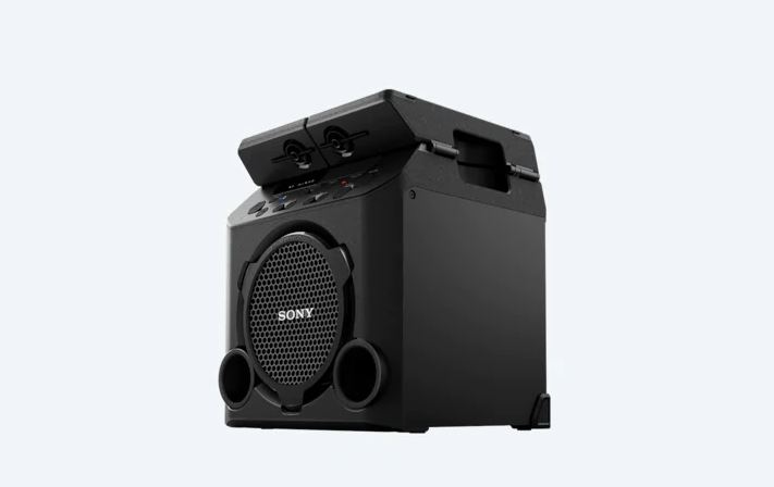 L'enceinte "pliée". // Source : Sony L'enceinte "pliée". // Source : Sony