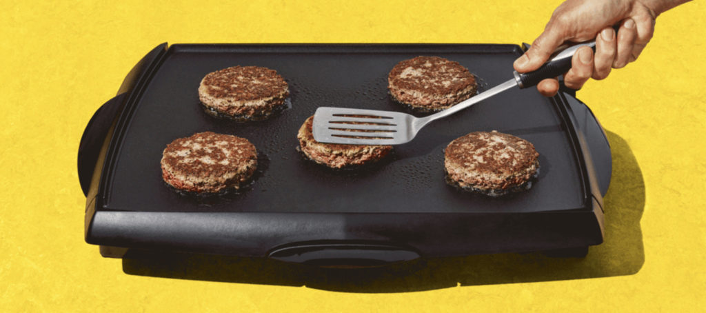 Steak haché Impossible // Source : Impossible Foods Steak haché Impossible // Source : Impossible Foods