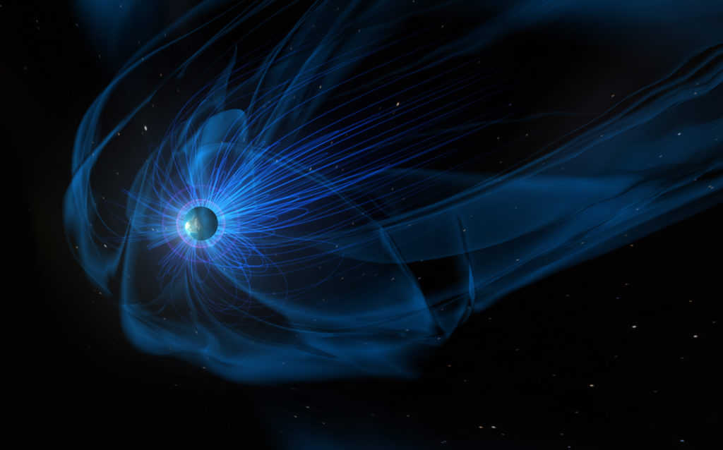 Le champ magnétique de la Terre a failli s'effondrer. // Source : Flickr/CC/Nasa Goddard Space Flight Center (photo recadrée) Le champ magnétique de la Terre a failli s'effondrer. // Source : Flickr/CC/Nasa Goddard Space Flight Center (photo recadrée)
