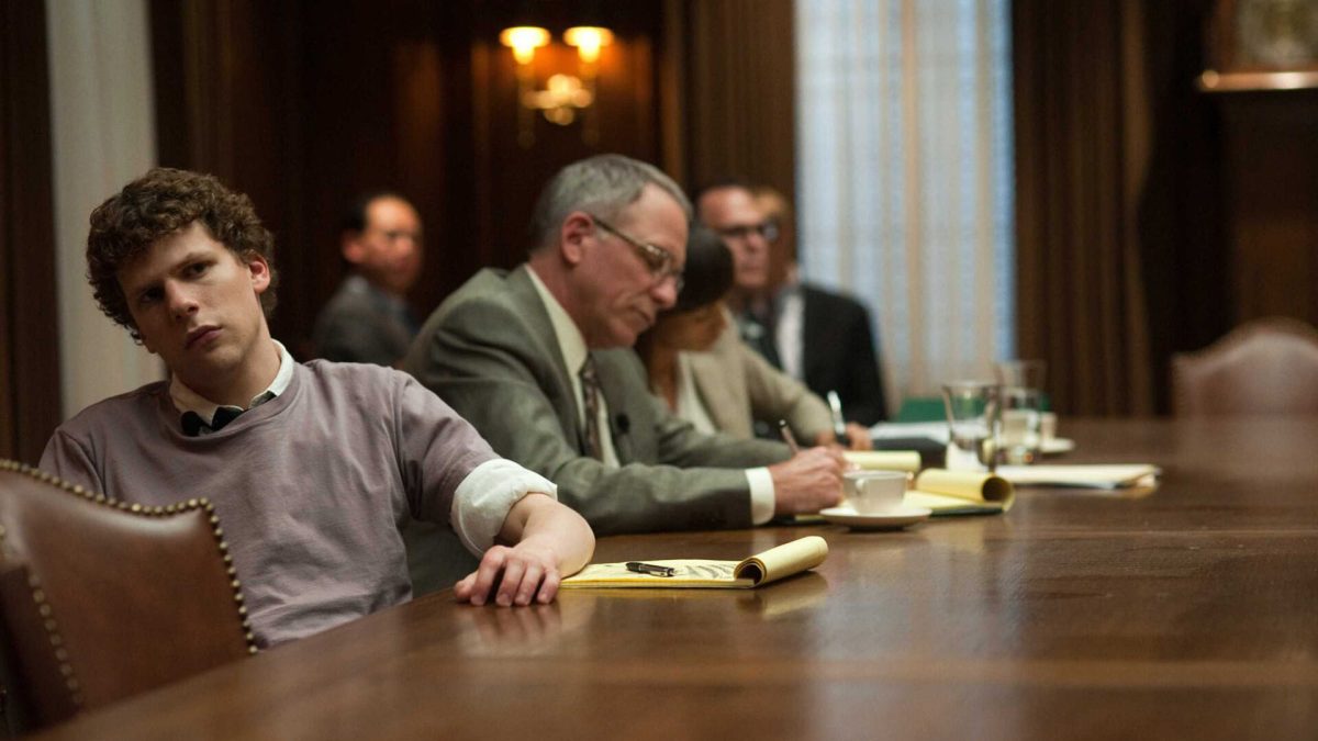 Jesse Eisenberg, en Mark Zuckerberg. // Source : Sony Entertainment Pictures Jesse Eisenberg, en Mark Zuckerberg. // Source : Sony Entertainment Pictures