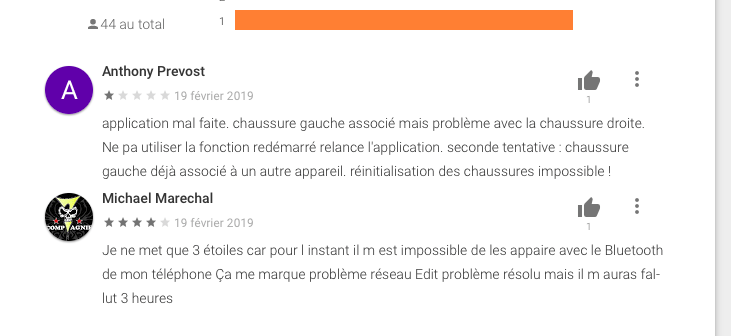 Google Play Store sur la page Nike Adapt BB // Source : Capture d'écran Numerama Google Play Store sur la page Nike Adapt BB // Source : Capture d'écran Numerama