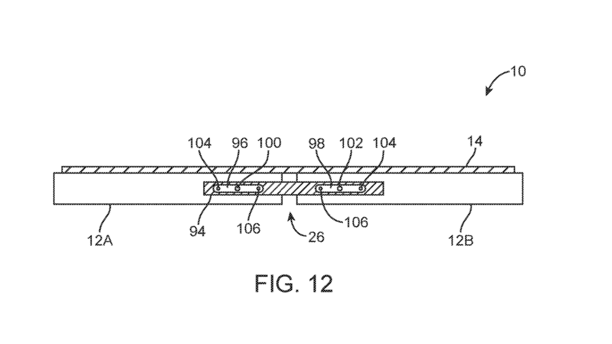 Apple smartphone pliable // Source : USPTO Apple smartphone pliable // Source : USPTO