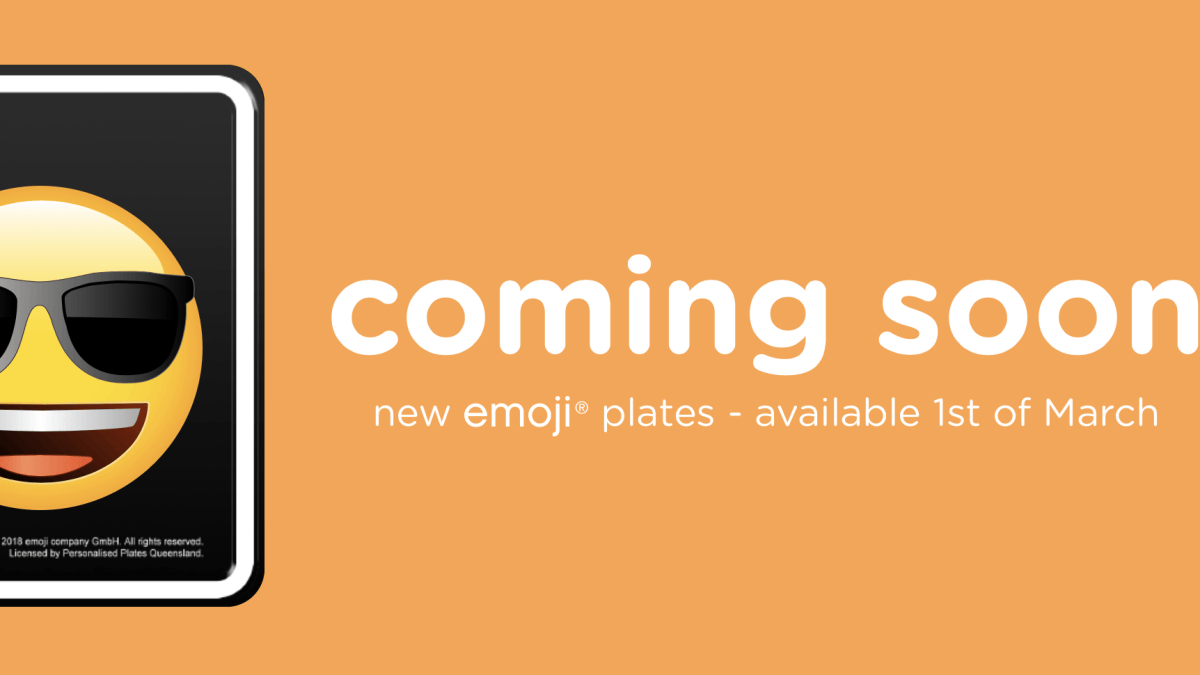 Plaques d'immatriculation avec Emoji // Source : PPQ Plaques d'immatriculation avec Emoji // Source : PPQ