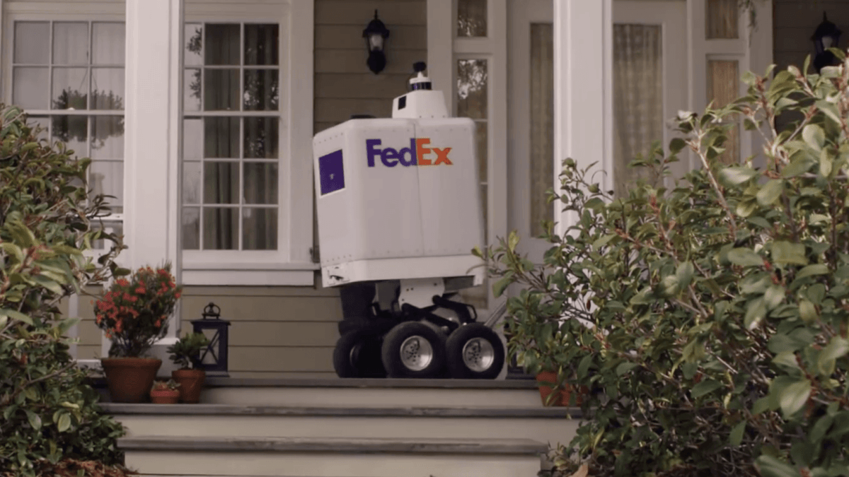 Robot FedEx // Source : FedEx Robot FedEx // Source : FedEx