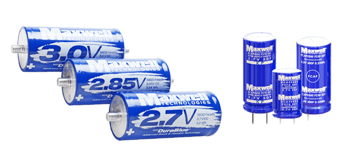 Batteries Maxwell // Source : Maxwell