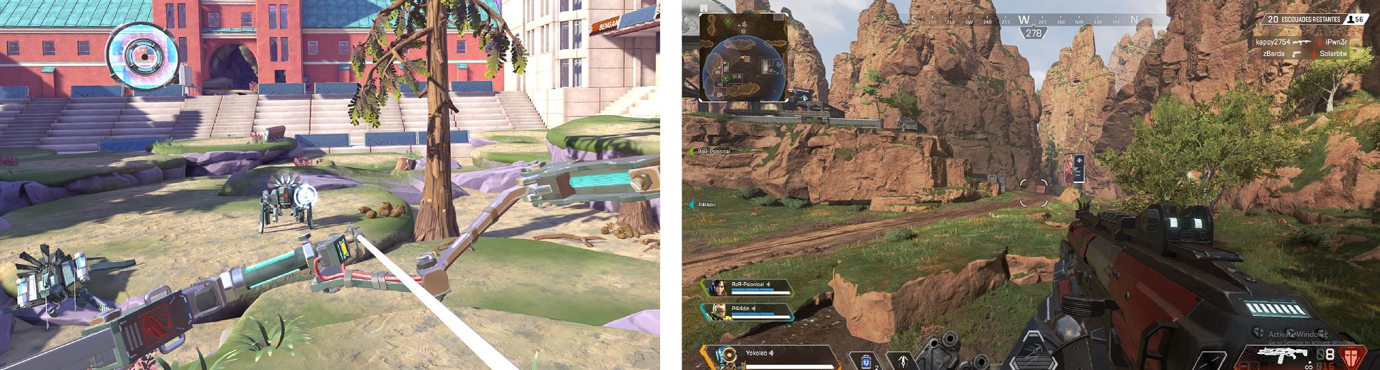 Apex Legends : à gauche ou à droite ?  // Source : Apex Legends
Apex Construct