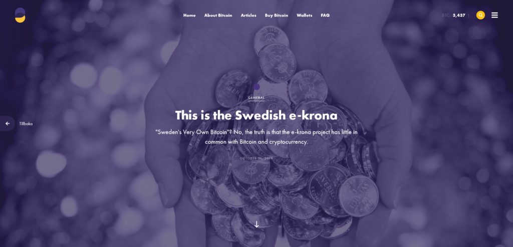 L'e-krona constitue une réflexion de la banque centrale suédoise sur réflexions sur l’émission potentielle d’une monnaie banque centrale digitale. L'e-krona constitue une réflexion de la banque centrale suédoise sur réflexions sur l’émission potentielle d’une monnaie banque centrale digitale.