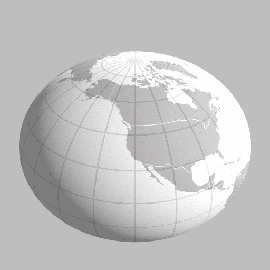 La Terre est un ellipsoïde. // Source : Wikimedia/CC/SharkD