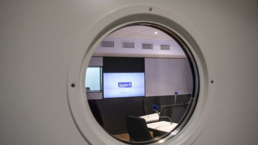 Un studio d'enregistrement chez Europe 1. // Source : Europe 1 Un studio d'enregistrement chez Europe 1. // Source : Europe 1