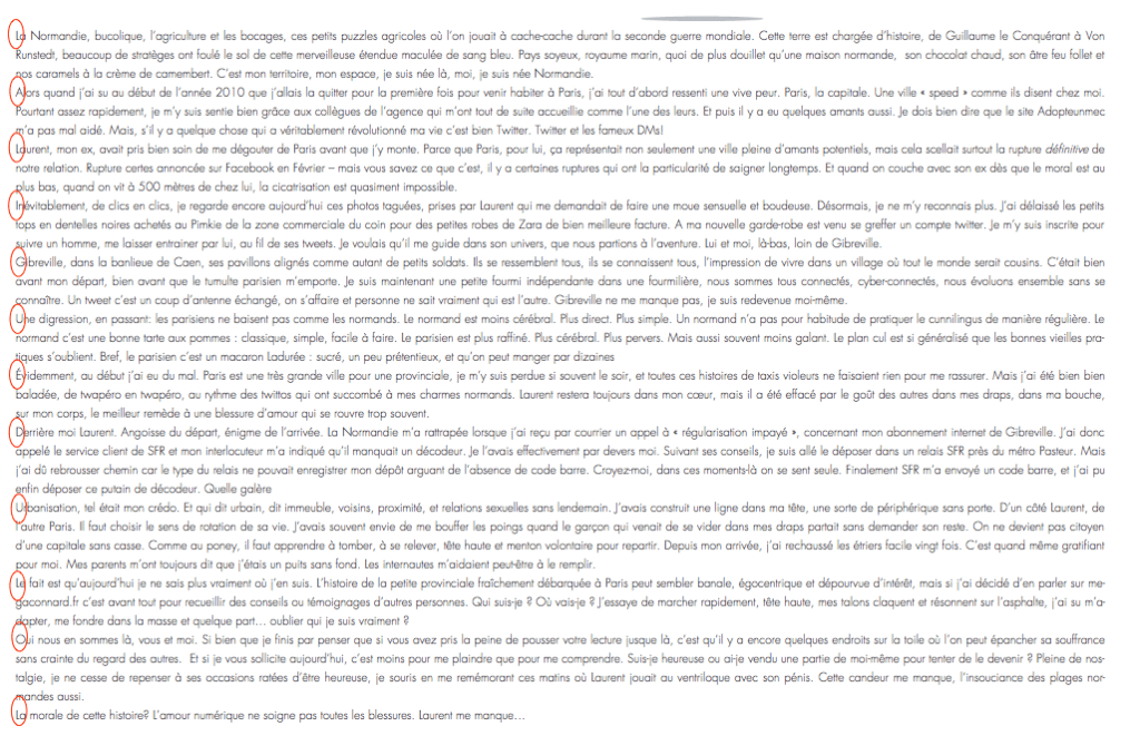 Capture d'écran du post de Jessicalifornia // Source : Capture Numerama (cercles Numerama)
