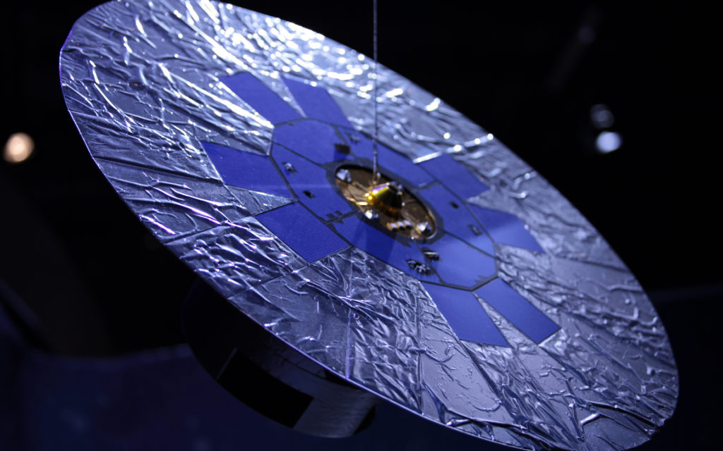 Le satellite Gaia. // Source : Wikimedia/CC/Gaia (photo recadrée)