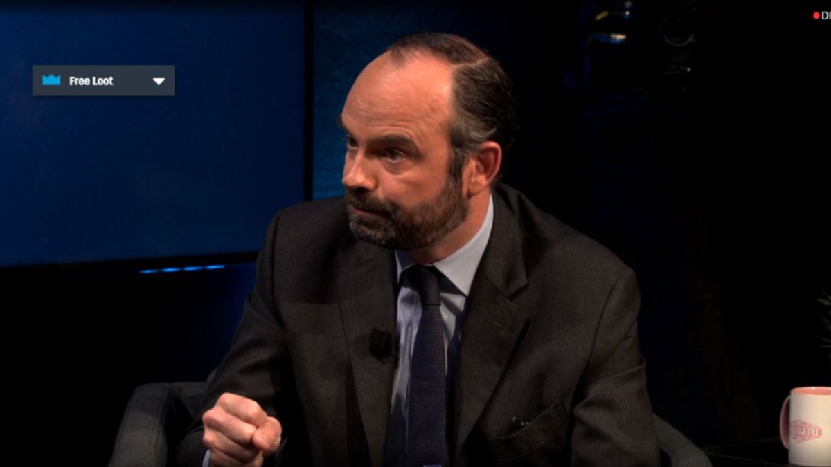 Édouard Philippe en plein débat. // Source : Capture d'écran Numerama Édouard Philippe en plein débat. // Source : Capture d'écran Numerama