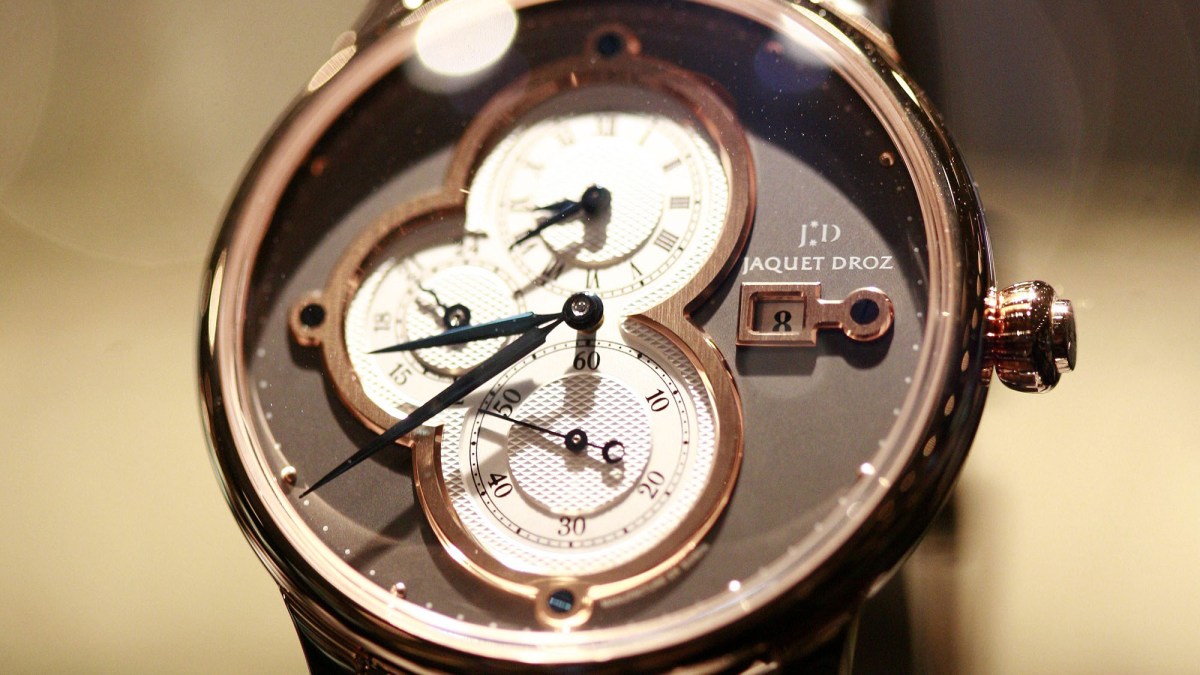 Une montre Jaquet Droz. // Source : Rama Une montre Jaquet Droz. // Source : Rama