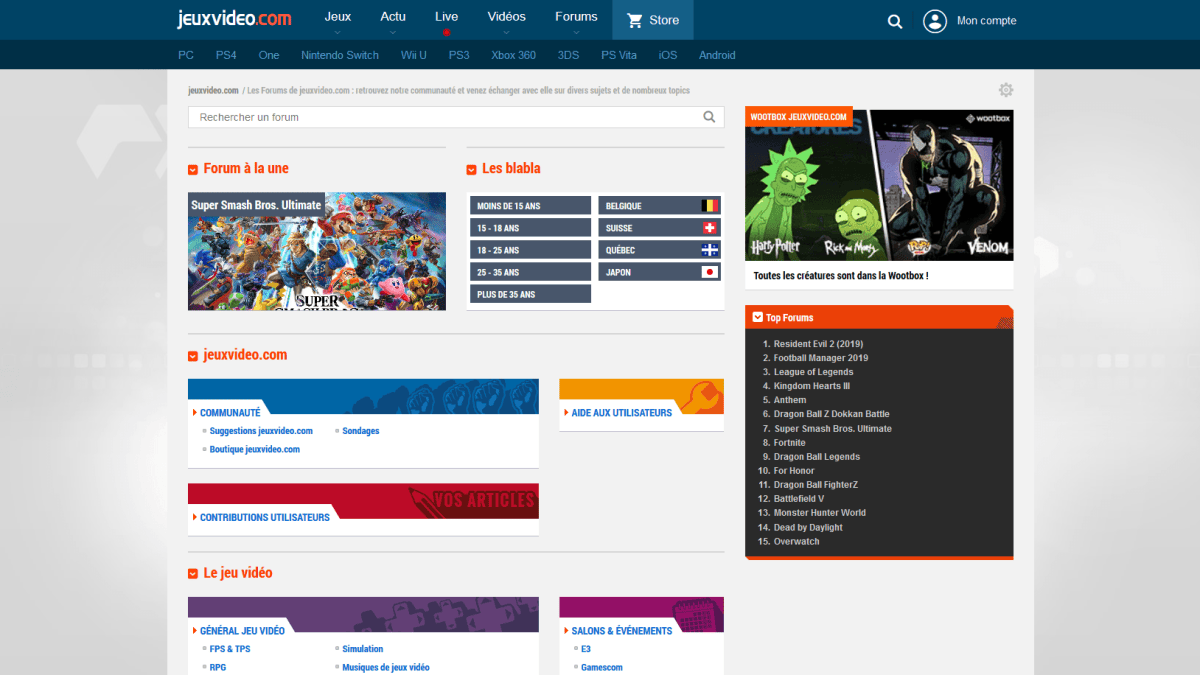 Le forum de JeuxVideo.com. Le forum de JeuxVideo.com.