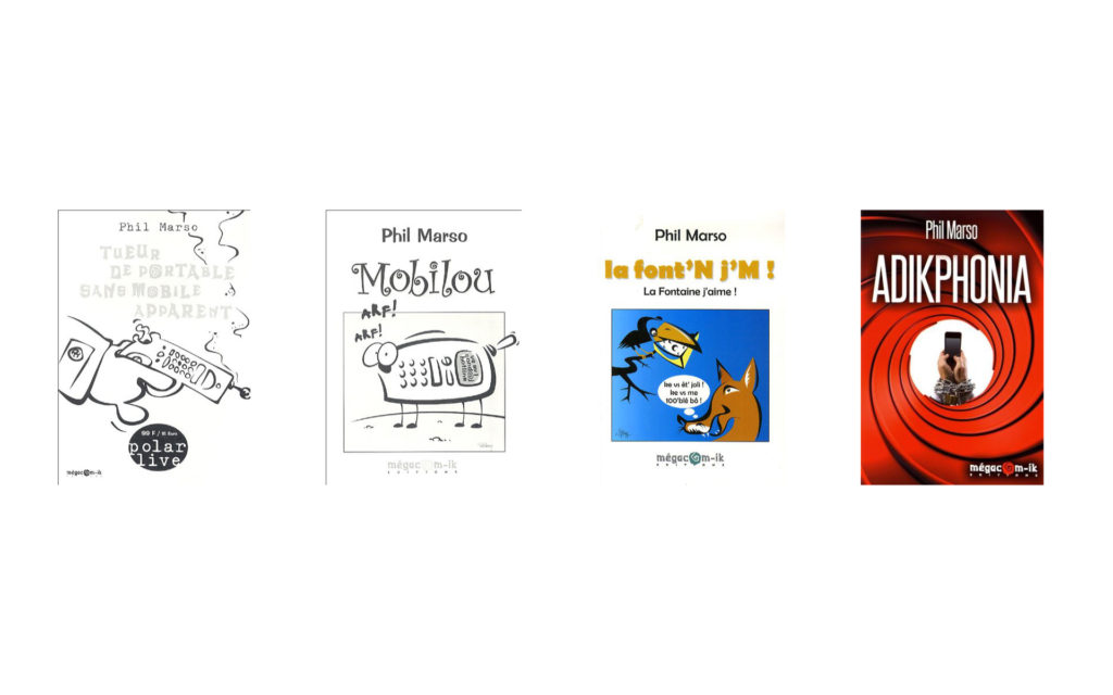 Des ouvrages de l'auteur consacré au téléphone mobile. // Source : Amazon/Phil Marso Des ouvrages de l'auteur consacré au téléphone mobile. // Source : Amazon/Phil Marso