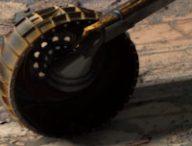 Un détail du rover Opportunity. // Source : NASA/JPL-Caltech/Cornell. (photo recadrée)