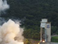 Test de P120C. // Source : ESA/CNES/Europropulsion