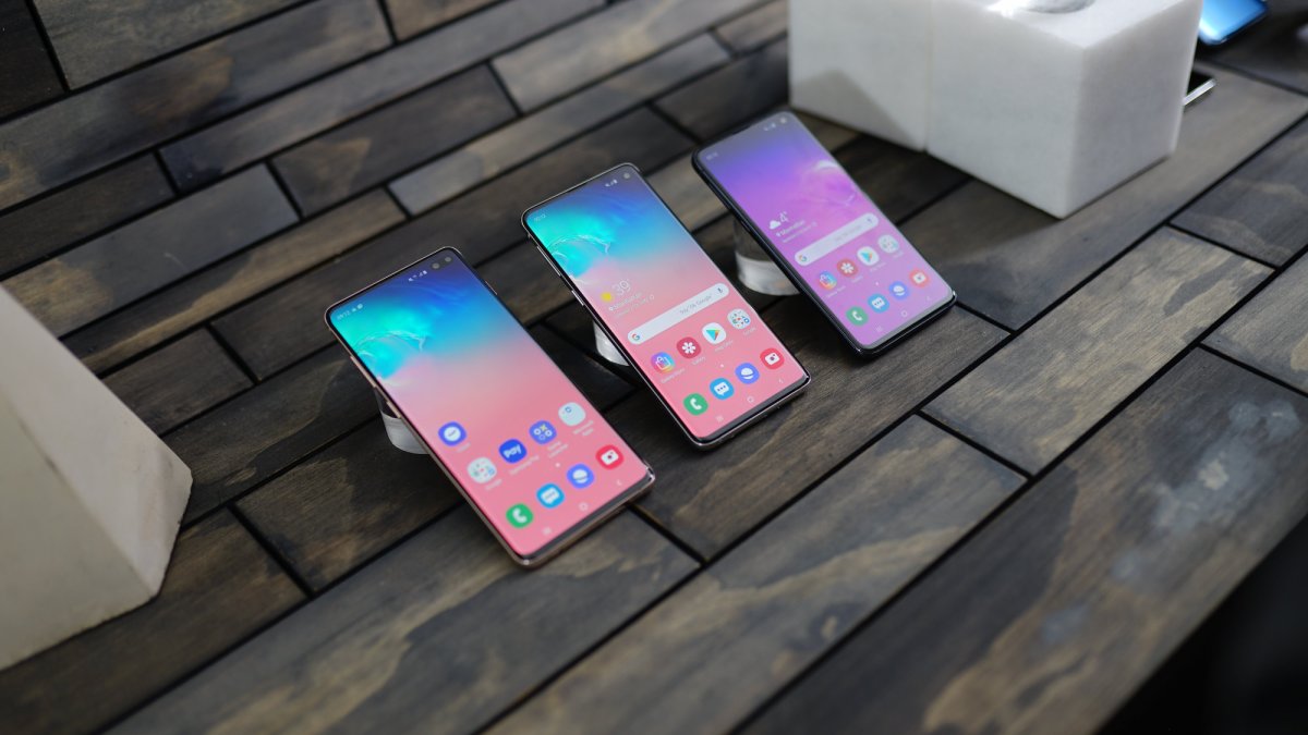 La gamme Galaxy S10 // Source : Ulrich Rozier pour Numerama La gamme Galaxy S10 // Source : Ulrich Rozier pour Numerama