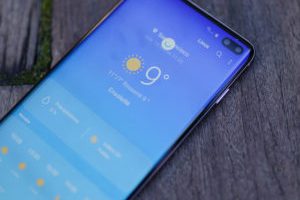 Le Samsung Galaxy S10 // Source : Ulrich Rozier pour Numerama