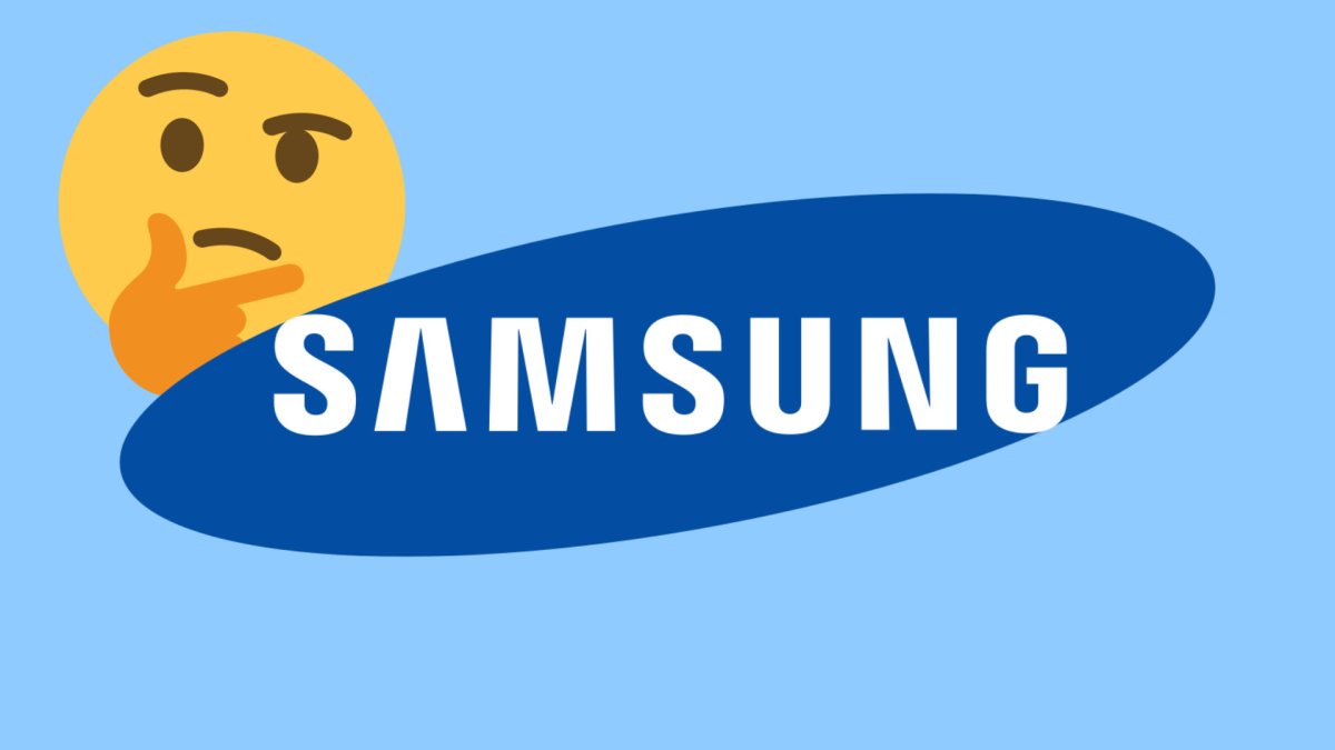 Le logo Samsung. // Source : Montage Numerama Le logo Samsung. // Source : Montage Numerama