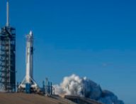 Mise à feu statique du vol Demo 1. // Source : SpaceX