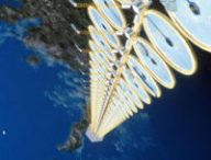 Une station solaire orbitale. // Source : Wikimedia/CC/Nasa (photo recadrée)