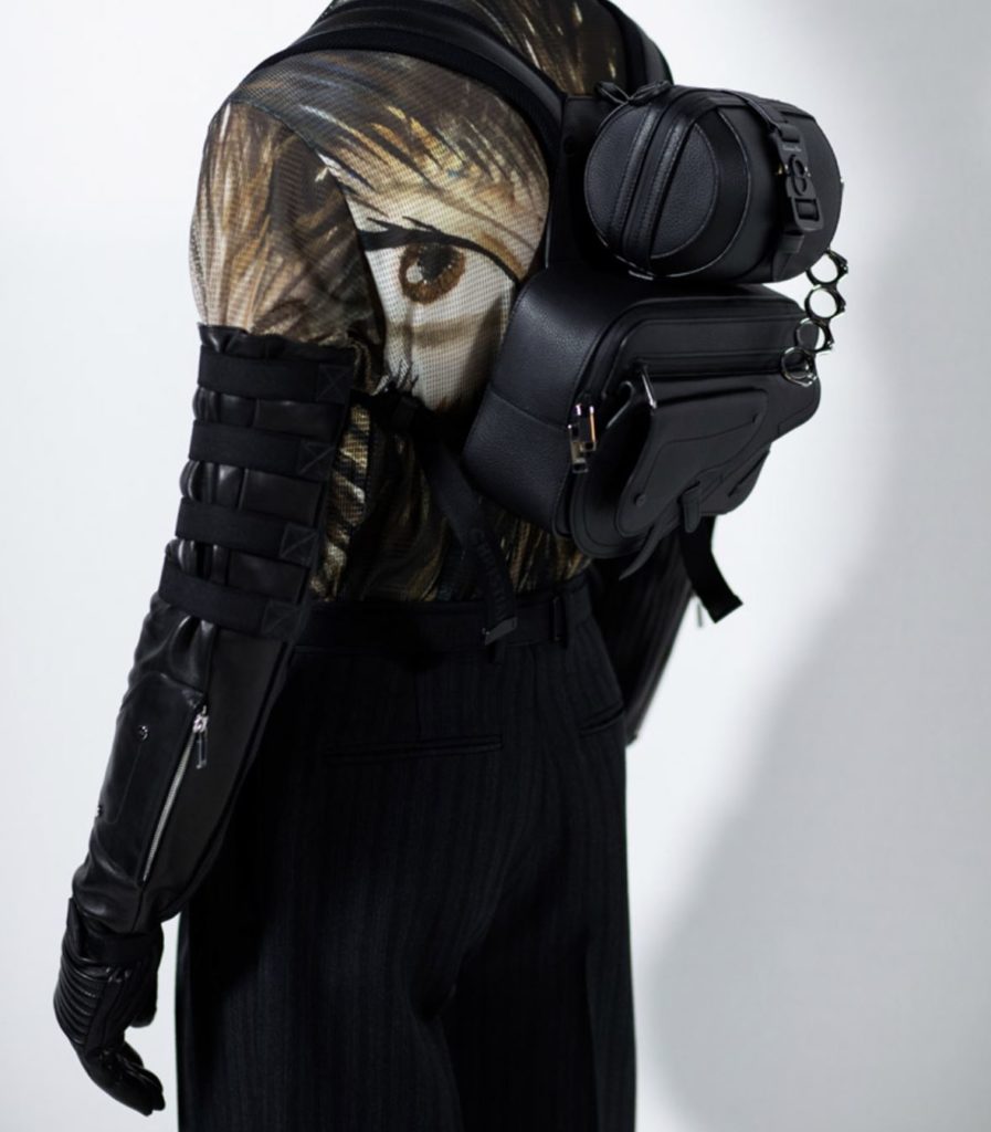 On ne serait pas étonné de croiser un personage de ce genre dans Cyberpunk 2077 // Source : Dior On ne serait pas étonné de croiser un personage de ce genre dans Cyberpunk 2077 // Source : Dior