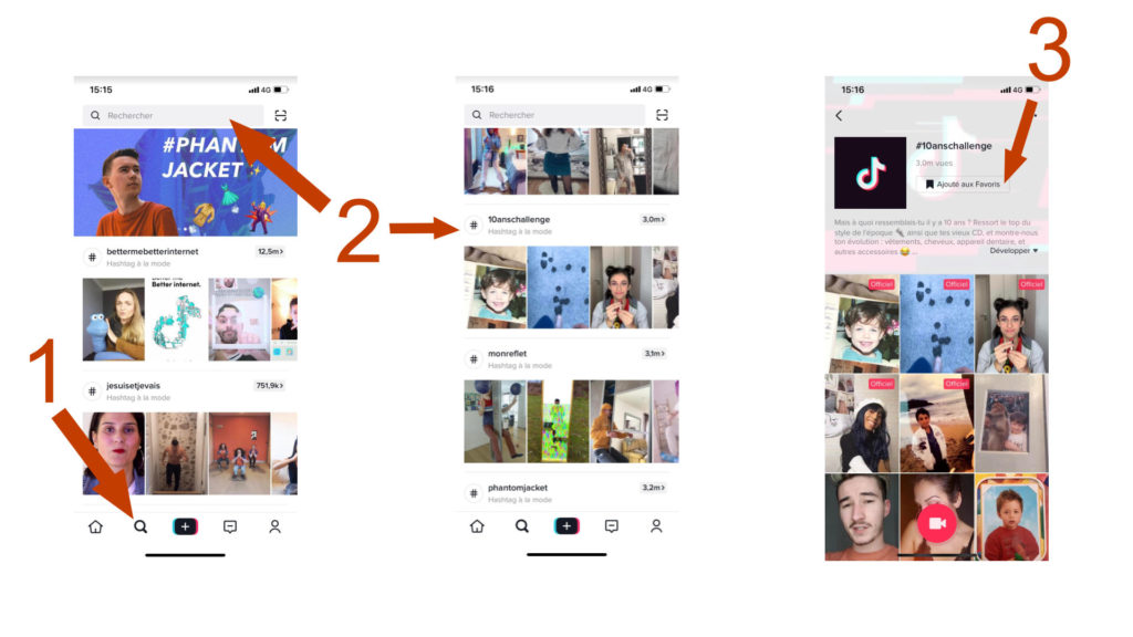 Comment suivre des sujets sur TikTok // Source : Numerama