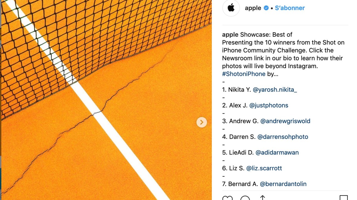 Instagram/Apple Instagram/Apple