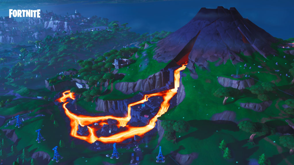 Un nouveau volcan dans la saison 8 de Fortnite // Source : Epic Games Un nouveau volcan dans la saison 8 de Fortnite // Source : Epic Games