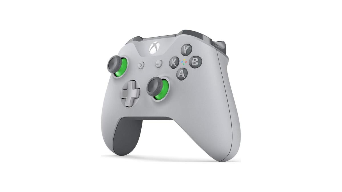 Xbox One manette grise+verte Xbox One manette grise+verte