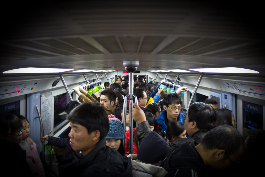 Métro chinois // Source : Alex Toulemonde Métro chinois // Source : Alex Toulemonde
