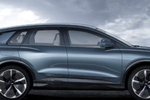 Profil Audi Q4 e-tron concept // Source : Audi Profil Audi Q4 e-tron concept // Source : Audi