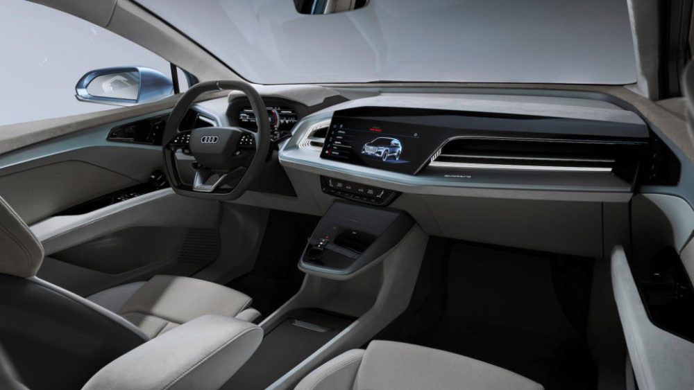 Habitacle Audi Q4 e-tron concept // Source : Audi