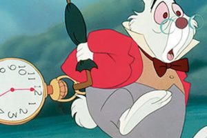 Le lapin dans Alice au pays des merveilles. // Source : Disney Le lapin dans Alice au pays des merveilles. // Source : Disney