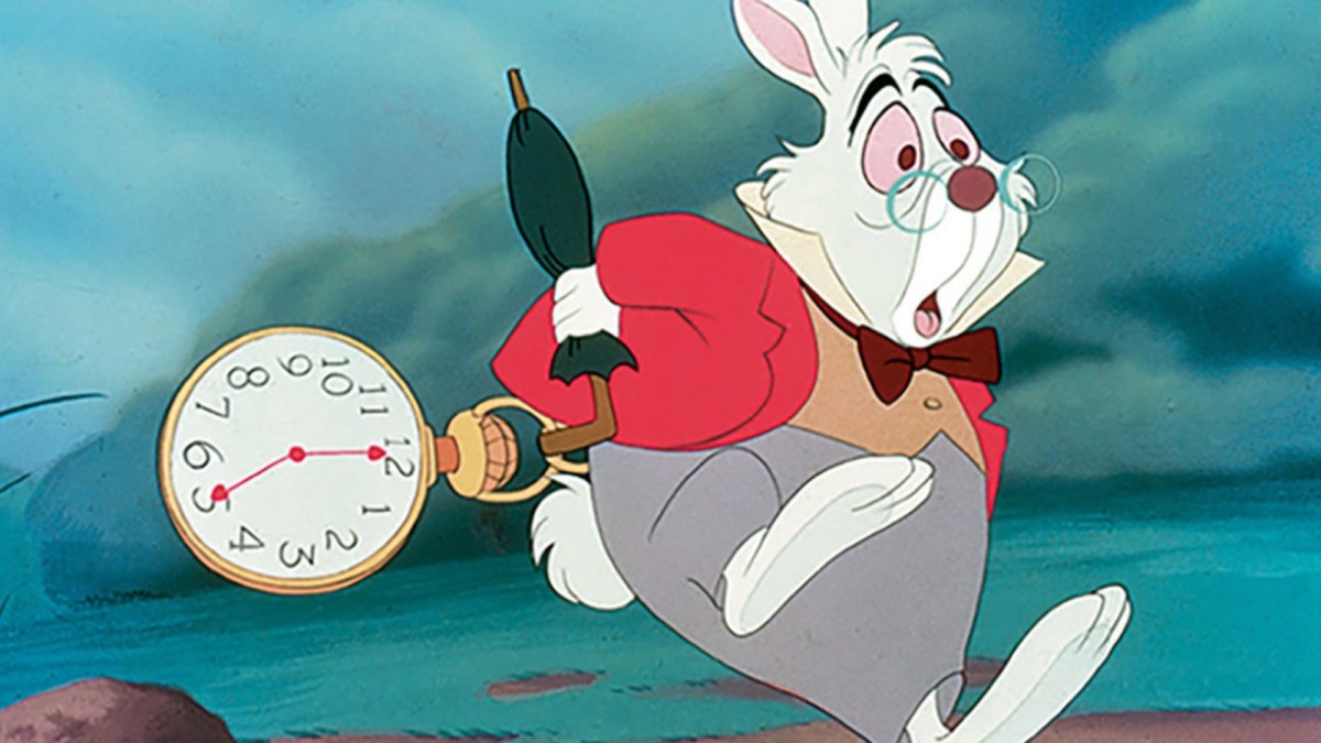 Le lapin dans Alice au pays des merveilles. // Source : Disney Le lapin dans Alice au pays des merveilles. // Source : Disney