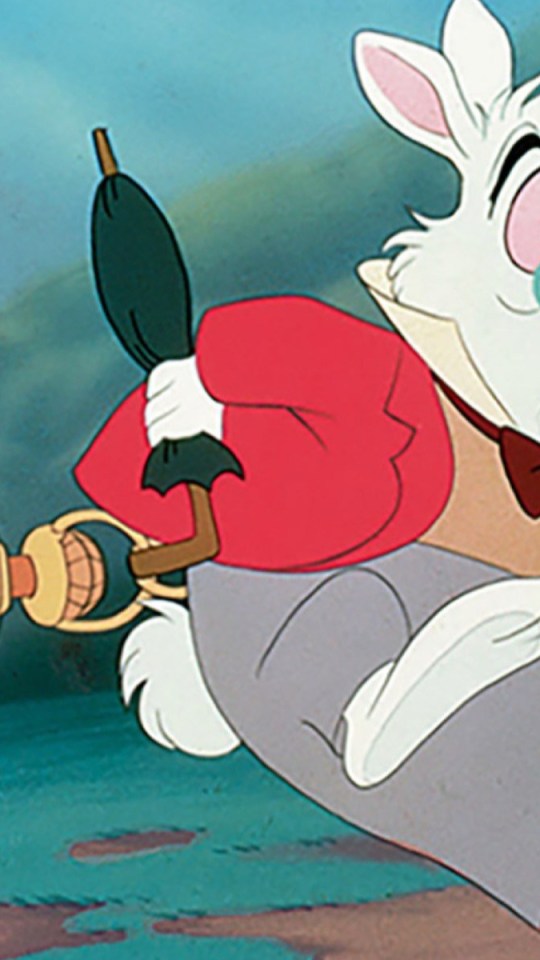 Le lapin dans Alice au pays des merveilles. // Source : Disney Le lapin dans Alice au pays des merveilles. // Source : Disney