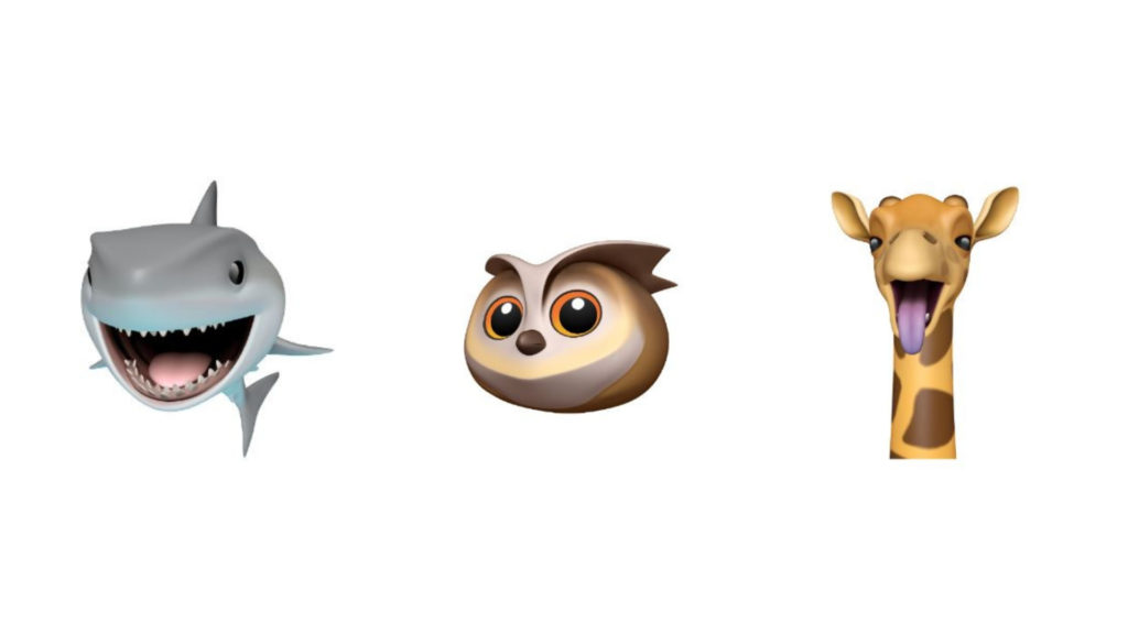 Les nouveaux animojis // Source : Apple Les nouveaux animojis // Source : Apple