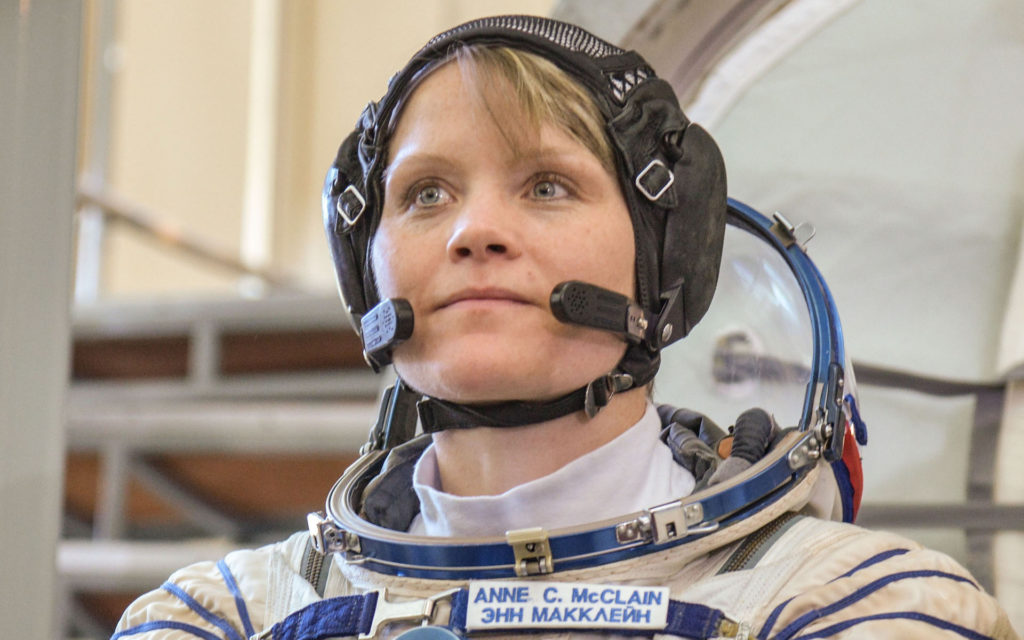 L'astronaute Anne McClain. // Source : Wikimedia/CC/Nasa/Elizabeth Weissinger (photo recadrée) L'astronaute Anne McClain. // Source : Wikimedia/CC/Nasa/Elizabeth Weissinger (photo recadrée)