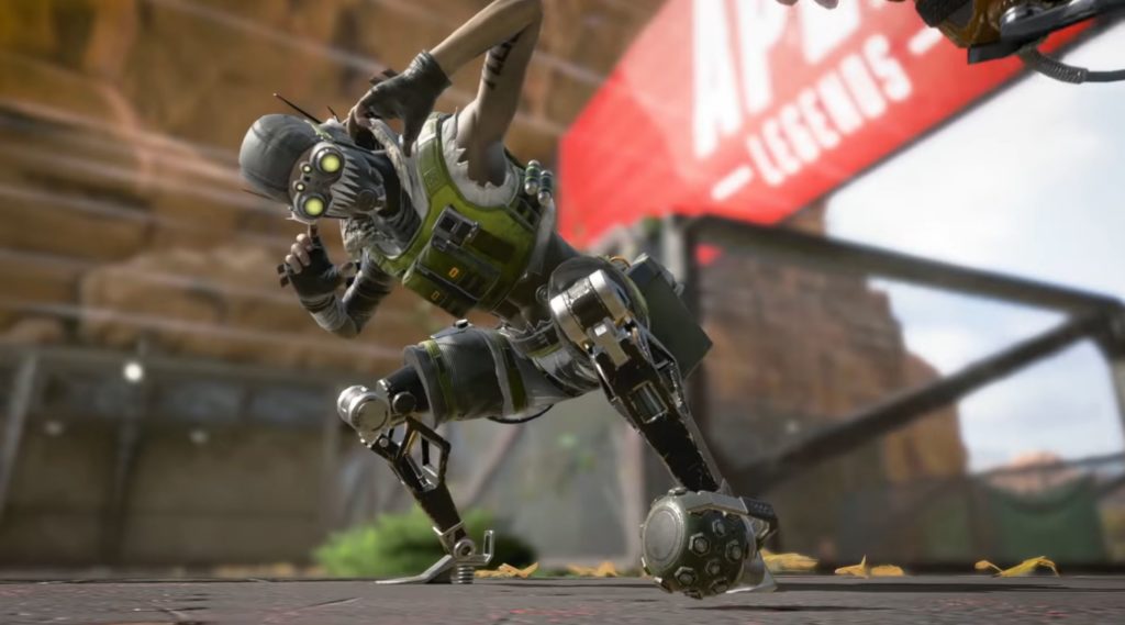 Octane risque de se retrouver souvent au cœur de l'action. // Source : Youtube/Apex Legends Octane risque de se retrouver souvent au cœur de l'action. // Source : Youtube/Apex Legends