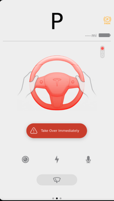 Tesla Autosteer Stop Light Warning // Source : Teslarati Tesla Autosteer Stop Light Warning // Source : Teslarati