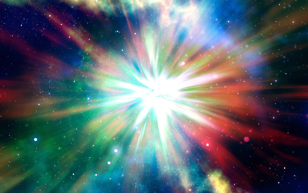 Une représentation du Big Bang. // Source : Pixabay (photo recadrée) Une représentation du Big Bang. // Source : Pixabay (photo recadrée)