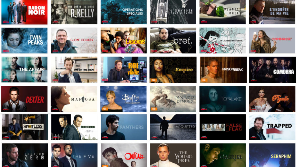 Capture d'écran du site Canal + Series. // Source : Capture d'écran Canal+ Series Capture d'écran du site Canal + Series. // Source : Capture d'écran Canal+ Series