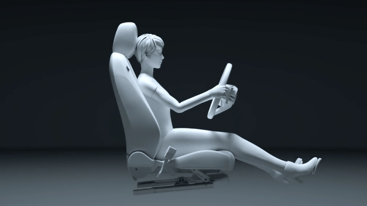 Position de conduite optimale selon Jaguar // Source : Jaguar Position de conduite optimale selon Jaguar // Source : Jaguar