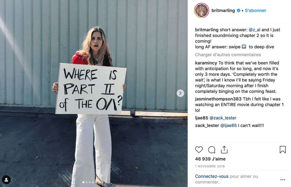 Instagram/Brit Marling Instagram/Brit Marling