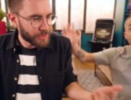 Cyprien et Squeezie. // Source : Capture d'écran YouTube / Bigorneaux et coquillages
