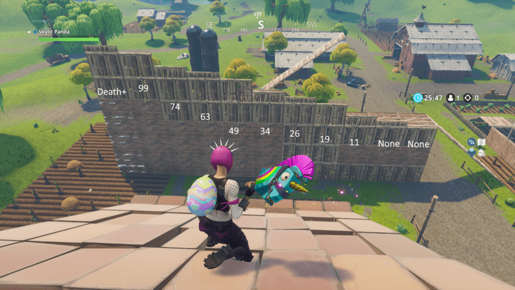 Les différents dégâts en fonction de la hauteur de chute // Source : Reddit/u/RealSkylitPanda Les différents dégâts en fonction de la hauteur de chute // Source : Reddit/u/RealSkylitPanda