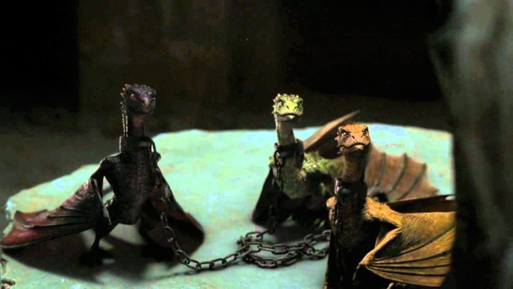 Des piti dragons. // Source : Capture d'écran YouTube / HBO Des piti dragons. // Source : Capture d'écran YouTube / HBO