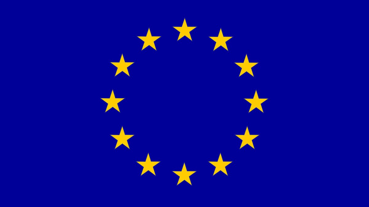 Le drapeau européen. // Source : Montage Numerama Le drapeau européen. // Source : Montage Numerama